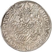 1 Thaler - William V, Germany, 1567-1568 reverse image
