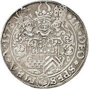 1 Thaler - William V, Germany, 1568-1584 reverse image