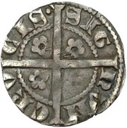 1 Köpfchen - Gerhard, Germany, 1297-1328 reverse image
