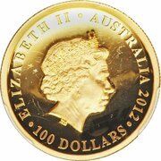 100 Dollars - Elizabeth II 4th Portrait - Koala - Gold Bullion Coin obverse image