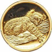 100 Dollars - Elizabeth II 4th Portrait - Koala - Gold Bullion Coin, Australia, 2012 reverse image