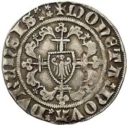 1 Weißpfennig - William II, Germany, 1361-1393 reverse image
