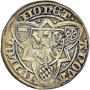 1 Weißpfennig - Reinald, Germany, 1417-1419 reverse image