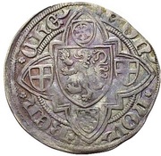 1 Weißpfennig - Reinald, Germany, 1420-1423 reverse image