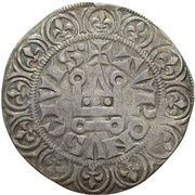 1 Turnose "Groschen Tournois" - William II, Germany, 1361-1393 reverse image