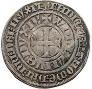 1 Turnose "Groschen Tournois" - William II obverse image