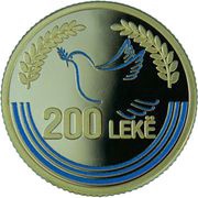 200 Lekë Mother Teresa, Albania, 2012 reverse image