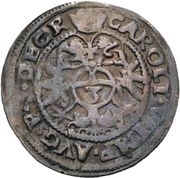 3 Kreuzer, Germany, 1552-1555 reverse image