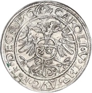 20 Kreuzers Zwanziger, Germany, 1552 reverse image