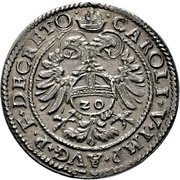 20 Kreuzers Zwanziger, Germany, 1552 reverse image