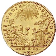 1 Ducat Bicentennial of Augsburg Confession obverse image