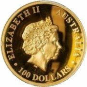 100 Dollars - Elizabeth II 4th Portrait - Koala - Gold Bullion Coin obverse image