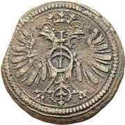 1 Kreuzer - John Eucharius of Wolffurt Kipper, Germany, 1622-1623 reverse image