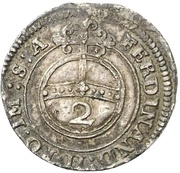2 Kreuzers - John Eucharius of Wolffurth, Germany, 1623-1626 reverse image