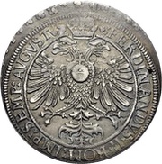 1 Thaler - John Eucharius of Wolffurt, Germany, 1623 reverse image