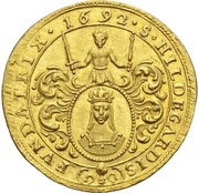 1 Ducat - Rupert II of Bodman, Germany, 1692-1695 reverse image