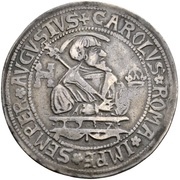 1 Thaler, Germany, 1537 reverse image