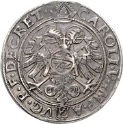 1 Thaler, Germany, 1552-1554 reverse image