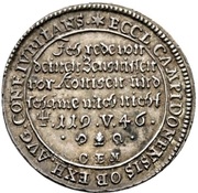 1 Ducat Augsburg Confession; Silver pattern strike obverse image