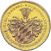 1 Ducat - Francis Hugo, Germany, 1756 reverse image