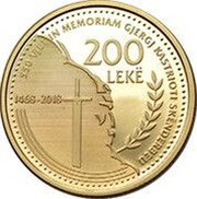 200 Lekë Gjergj Kastrioti Skënderbeu obverse image