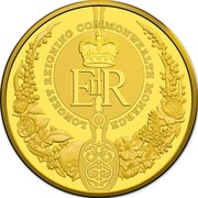 100 Dollars - Elizabeth II 4th Portrait - Longest-Reigning Commonwealth Monarch - Gold Bullion Coin, Australia, 2015 reverse image