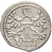 1 Sechser, Germany, 1627 reverse image