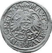 2 Kreuzers ½ Batzen, Germany, 1573 reverse image