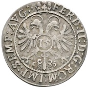 15 Kreuzer, Germany, 1622 reverse image