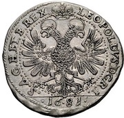 1 Dicken, Germany, 1681 reverse image