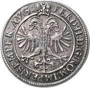 ½ Thaler, Germany, 1622 reverse image