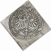 1 Thaler Klippe, Germany, 1623 reverse image
