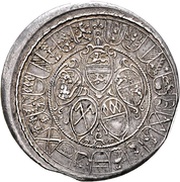 2 Thalers, Germany, 1623 reverse image