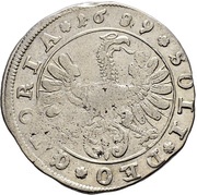 15 Kreuzers - George William, Germany, 1687 reverse image