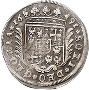 15 Kreuzers - George William, Germany, 1690-1692 reverse image