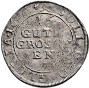 16 Gute Groschen - George William, Germany, 1676 reverse image