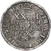 24 Mariengroschen - George William, Germany, 1676 reverse image