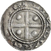 Denier - Emecho IV, Germany, 1159-1197 reverse image