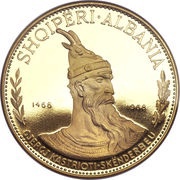 500 Lekë Prince Skanderbeg obverse image