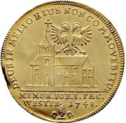 1 Ducat Peace of Westphalia reverse image