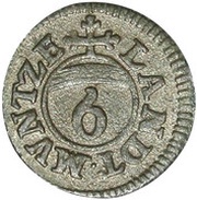 ⅙ Mariengroschen - Simon Henry, Germany, 1673-1680 reverse image