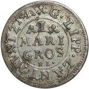 1 Mariengroschen - Frederick Adolphus, Germany, 1711-1715 reverse image