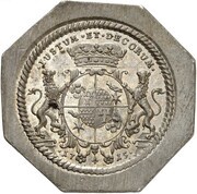 ½ Thaler - Frederick Adolphus 47th Birthday; Klippe, Germany, 1715 reverse image
