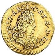 ¼ Ducat - Frederick Adolphus obverse image