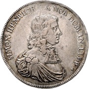 1 Thaler - Simon Henry obverse image