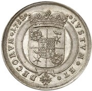 1 Thaler - Frederick Adolphus, Germany, 1712 reverse image