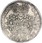 2 Thalers - Simon Henry, Germany, 1672 reverse image