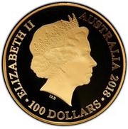 100 Dollars - Elizabeth II 4th Portrait - 1626 Map Of The World obverse image