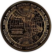 100 Dollars - Elizabeth II 4th Portrait - 1626 Map Of The World, Australia, 2018 reverse image