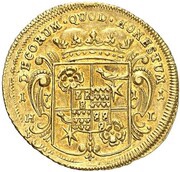 1 Ducat - Frederick Adolphus, Germany, 1710-1712 reverse image